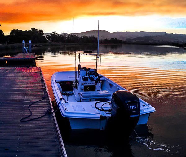Sunrise over Cuttings Wharf